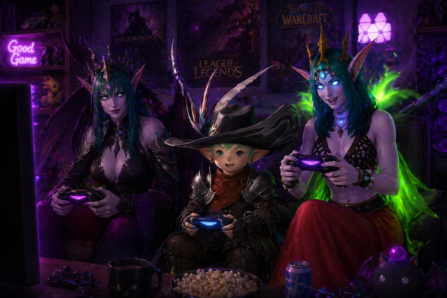 My main online gaming characters